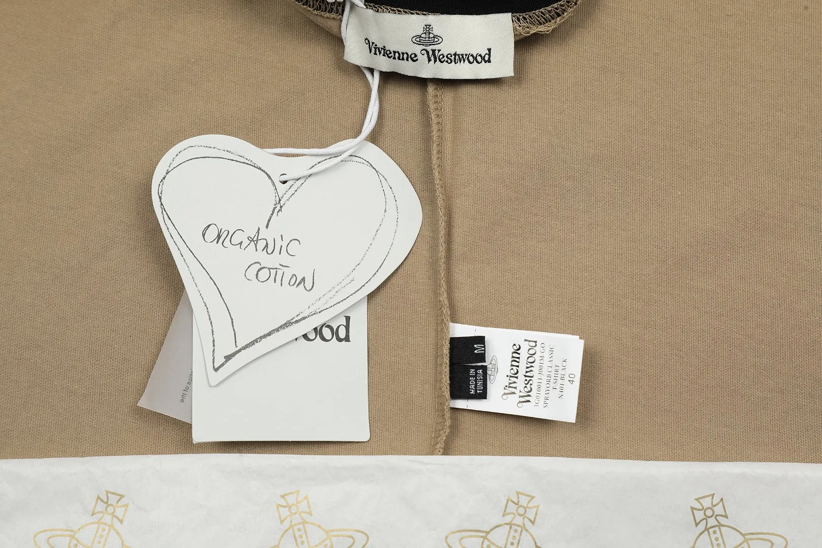 VIVI09# vivienne west wood new spring product West Queen Vivian Saturn letter embroidery printing Size: XS-L Color: black coffee